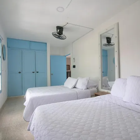 Verano Azul - Confortable Apartamento Completo Con Ubicacion Preferencial - Bahia De Manga - A Un Paso Del Centro Historico Y Getsemani Bed and breakfast Cartagena